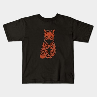 Flamed cat Kids T-Shirt